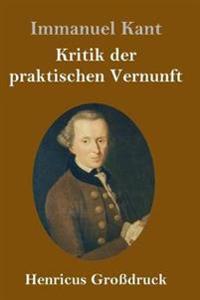 Kirjan kansi "Kritik der praktischen Vernunft (Großdruck)"