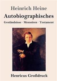Autobiographisches (Großdruck)