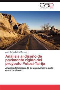 Analisis Al Diseno de Pavimento Rigido del Proyecto Potosi-Tarija