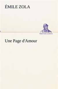 Bokomslag for "Une page d'amour"