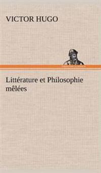 Kirjan kansi "Littérature et Philosophie mêlées"