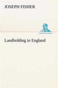 Bokomslag för "Landholding in England"