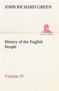 Kirjan kansi "History of the English People, Volume IV"