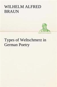 Bokomslag för "Types of Weltschmerz in German Poetry"