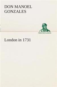 Bokomslag for "London in 1731"