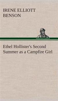 Kirjan kansi "Ethel Hollister's Second Summer as a Campfire Girl"
