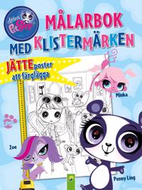 Petshop.  Målarbok med klistermärken