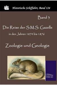 Kirjan kansi "Die Reise Der S.M.S. Gazelle in Den Jahren 1874 Bis 1876"