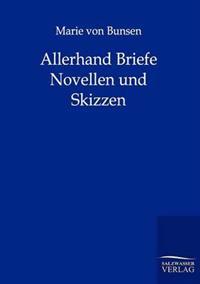 Kirjan kansi "Allerhand Briefe, Novellen und Skizzen"