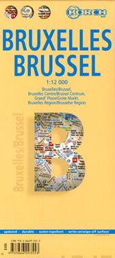 Brussels, Brüssel, Borch Map