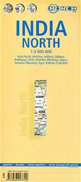 India North, Nordindien, Borch Map
