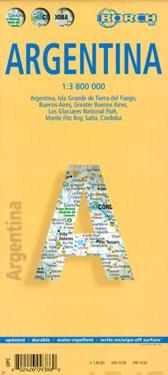 Argentina, Argentinien, Borch Map