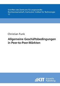 Allgemeine Geschäftsbedingungen in Peer-to-Peer-Märkten