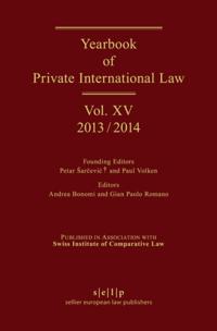 Yearbook of Private International Law