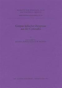 Corpus Judischer Zeugnisse Aus Der Cyrenika