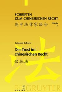 Schriften zum chinesischen Recht