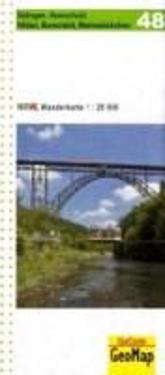 NRW Wanderkarte 48 Solingen, Remscheid, Hilden, Burscheid, Wermelskirchen  1 : 25 000