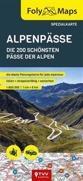 FolyMaps Alpenpässe 1:800 000 Spezialkarte
