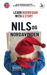 Bokomslag for Nils og Nordavinden. Learn Norwegian with a Story