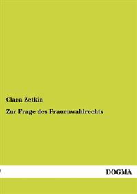 Kirjan kansi "Zur Frage Des Frauenwahlrechts"