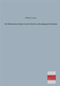 Kirjan kansi "Der Stoffwechsel des Kindes von der Geburt bis zur Beendigung des Wachstums"