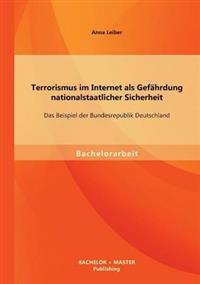 Kirjan kansi "Terrorismus im Internet als Gefährdung nationalstaatlicher Sicherheit"