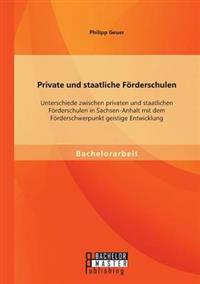 Private und staatliche Förderschulen