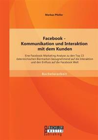 Facebook - Kommunikation und Interaktion mit dem Kunden