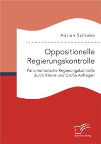 Oppositionelle Regierungskontrolle: Parlamentarische Regierungskontrolle durch Kleine und Groe Anfragen