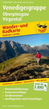 Venedigergruppe / Oberpinzgau / Virgental hikebike map