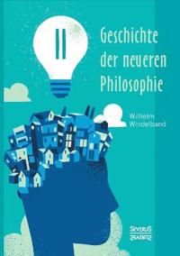 Geschichte der neueren Philosophie