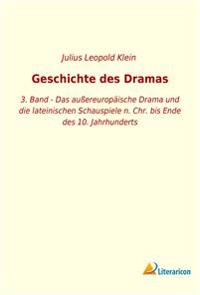 Geschichte des Dramas