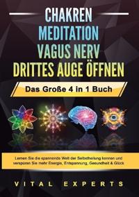 CHAKREN MEDITATION VAGUS NERV DRITTES AUGE ÖFFNEN - Das Große 4 in 1 Buch