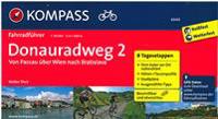 KOMPASS Fahrradführer Donauradweg 2, Von Passau über Wien nach Bratislava