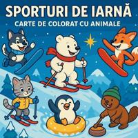 Sporturi de Iarna - Carte de colorat cu animale