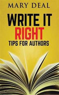 Kirjan kansi "Write It Right"