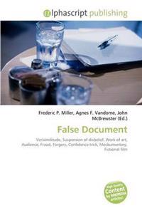 False Document