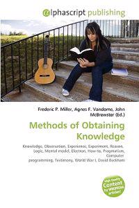 Methods of Obtaining Knowledge