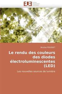 Le Rendu Des Couleurs Des Diodes ?lectroluminescentes (Led)