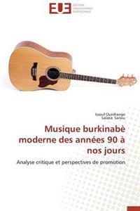 Musique Burkinab? Moderne Des Ann?es 90 ? Nos Jours