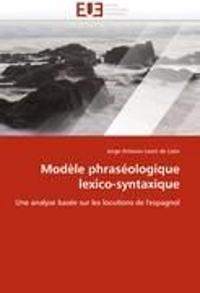 Modèle phraséologique lexico-syntaxique