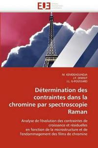 D?termination Des Contraintes Dans La Chromine Par Spectroscopie Raman