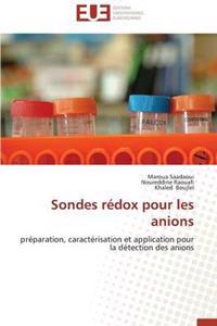 Sondes rédox pour les anions