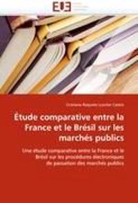 ?tude Comparative Entre La France Et Le Br?sil Sur Les March?s Publics