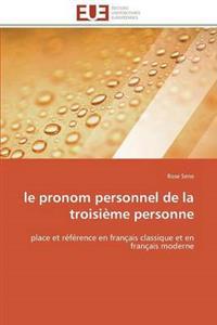 Le pronom personnel de la troisième personne