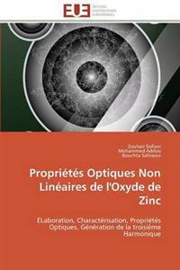 Propri?t?s Optiques Non Lin?aires de l'Oxyde de Zinc