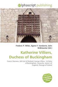 Katherine Villiers, Duchess of Buckingham