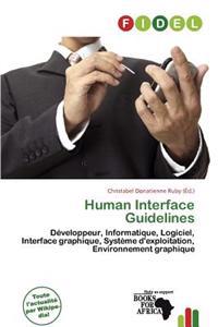Human Interface Guidelines