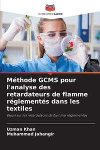 Méthode GCMS pour l'analyse des retardateurs de flamme réglementés dans les textiles