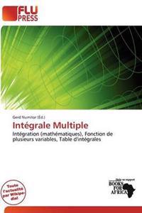 Intégrale Multiple